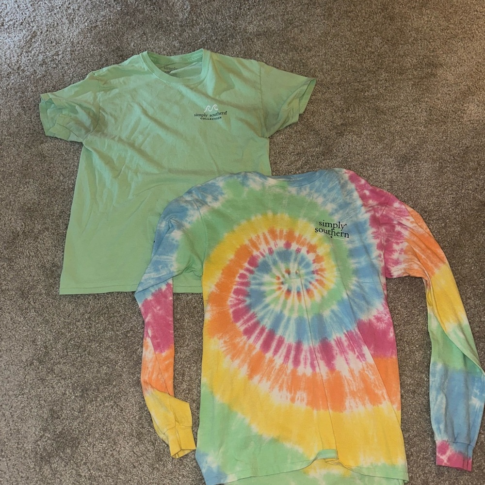 Simply Southern Green Short Sleeve Tee